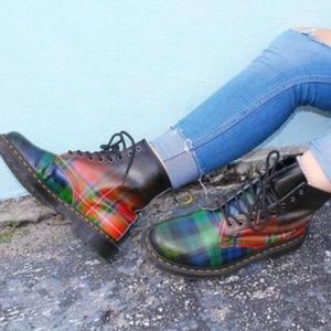 Dr. Martens Plaid Boots 🥾